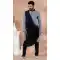 Viscose Designer Wear Kurta Pajama for Men in Grey Color -9132185849