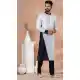 Dhupion Silk Designer Wear Kurta Pajama for Men in White Color -9132185850