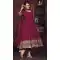 Embroidery Work Georgette Women Anarkali Suit in Dark Pink -9178186143