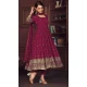Embroidery Work Georgette Women Anarkali Suit in Dark Pink -9178186143