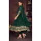 Embroidery Work Georgette Women Anarkali Suit in Green -9178186144