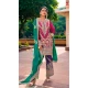 Embroidery Work Blooming Chinon Designer Salwar Suit in Pink -9191186198