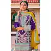 Embroidery Work Blooming Chinon Plus Size Designer Salwar Suit in Violet -9191186200