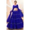 Georgette Laheriya Printed Work Navratri Chaniya Choli in Blue -142857794