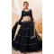 Georgette Laheriya Printed Work Navratri Chaniya Choli in Black -142857795