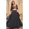 Georgette Embroidery Work Black Navratri Lehenga Choli -143698289