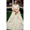 Thread Embroidery Work Soft Net Traditional Lehenga Choli In White -138905508