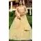 Thread Embroidery Work Soft Net Traditional Lehenga Choli In Yellow -138905509