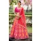 Pink Banarasi Silk Embroidery Work Designer Lehenga Choli -138965541