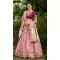 Crepe Georgette Embroidery Work Designer Lehenga Choli in Purple -138965547