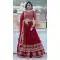 Georgette Sequence Embroidery Work Women Lehenga Choli In Maroon -139055605