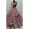 Bridal Wedding Wear Velvet Diamond Work Lehenga Choli In Pink -139335814