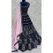 Georgette Embroidery Work Mehendi Sangeet Wear Lehenga In Navy Blue -139395848