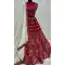 Georgette Embroidery Work Mehendi Sangeet Wear Lehenga In Maroon -139395851