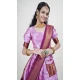 Lichi Silk Weaving Work Indian Traditional Lehenga Choli In Pink -9239186356