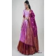 Lichi Silk Weaving Work Indian Traditional Lehenga Choli In Pink -9239186356