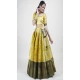 Lichi Silk Weaving Work Indian Traditional Lehenga Choli In Yellow -9239186357