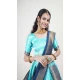 Lichi Silk Weaving Work Indian Traditional Lehenga Choli In Blue -9239186361