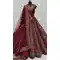 Velvet Diamond Work Luxury Bridal Lehenga Choli In Maroon -141156778