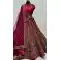 Velvet Diamond Work Luxury Bridal Lehenga Choli In Pink -141156781