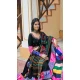 Viscose Rayon Mirror Work Navratri Special Chaniya choli In Black -144929089