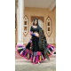 Viscose Rayon Mirror Work Navratri Special Chaniya choli In Black -144929089