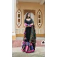 Viscose Rayon Mirror Work Navratri Special Chaniya choli In Black -144929089