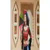 Plus Size Viscose Rayon Mirror Work Navratri Special Chaniya choli In Sky Blue -144929091