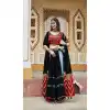 Plus Size Viscose Rayon Mirror Work Navratri Special Chaniya choli In Sky Blue -144929091