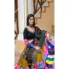 Plus Size Viscose Rayon Mirror Work Navratri Special Chaniya choli In Fluorescent Green -144929094