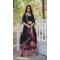 Faux Georgette Sequins Work Traditional Wear Lehenga Choli In Black -144999133