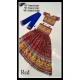 Cotton Bandhani Printed Work Navratri Chaniya Choli For Girls In Red -145169223