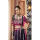 Black Viscose Rayon Designer Mirror Work Navratri Chaniya Choli -145279296