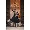 Viscose Rayon Designer Mirror Work Black Plus Size Navratri Chaniya Choli -145279297