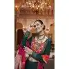 Viscose Rayon Designer Mirror Work Plus Size Navratri Chaniya Choli In Green -145279298