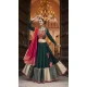 Viscose Rayon Designer Mirror Work Navratri Chaniya Choli In Green -145279298