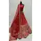 Red Velvet Diamond Work Designer Wedding Wear Lehenga Choli -145369336