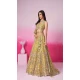 Net Embroidery Work Sangeet Ceremony Lehenga Choli In Mustard -145409365