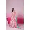 Silk Embroidery Work Sangeet Ceremony Plus Size Lehenga Choli In Pink -145409369
