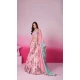 Silk Embroidery Work Sangeet Ceremony Lehenga Choli In Pink -145409369