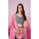 Georgette Embroidery Work Sangeet Ceremony Lehenga Choli In Teal Blue -145409373