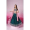 Georgette Embroidery Work Sangeet Ceremony Lehenga Choli In Teal Blue -145409373