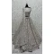 Net Embroidery Work Bridal Wear Women Lehenga Choli In Grey -145589467