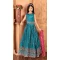Chinon Embroidery Work Designer Kids Girls Lehenga Choli In Blue -145629492