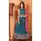 Chinon Embroidery Work Designer Kids Girls Lehenga Choli In Teal Blue -145629494