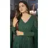 Georgette Embroidery Work Party Wear Plus Size Anarkali Suits In Green - 9316186672