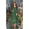 Georgette Embroidery Work Party Wear Plus Size Anarkali Suits In Green - 9316186672