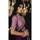 Silk Embroidery Work Party Wear Designer Saree In Wine - 9370186907