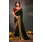Dark Mehendi Green Satin Sequins Work Traditional Wear Saree - 9371186916