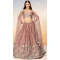 Rose Gold Georgette Embroidery Work Designer Wear Lehenga Choli - 142027315